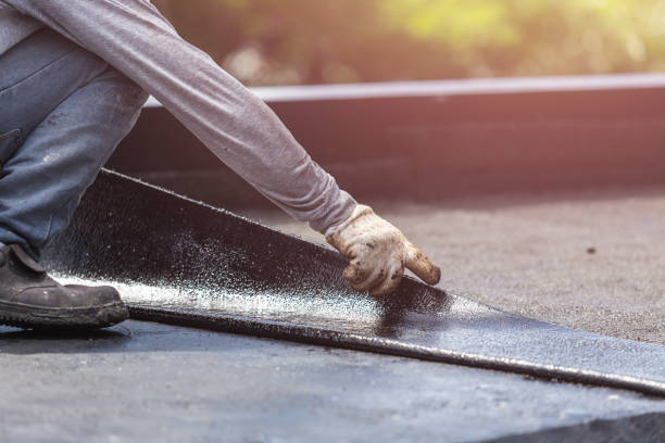 Professional Basement Waterproofing technician working in Bath, PA
